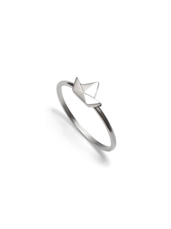 Ring mit Boot Origami