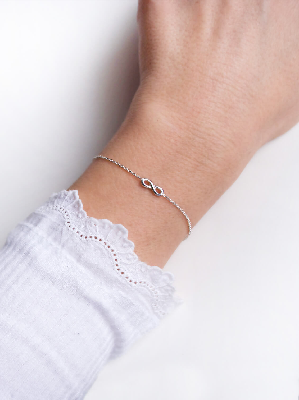 Silber-Armband-Infinity