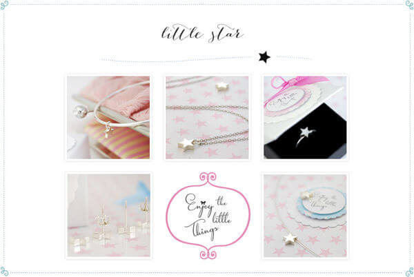 Schmuck mit Sternen