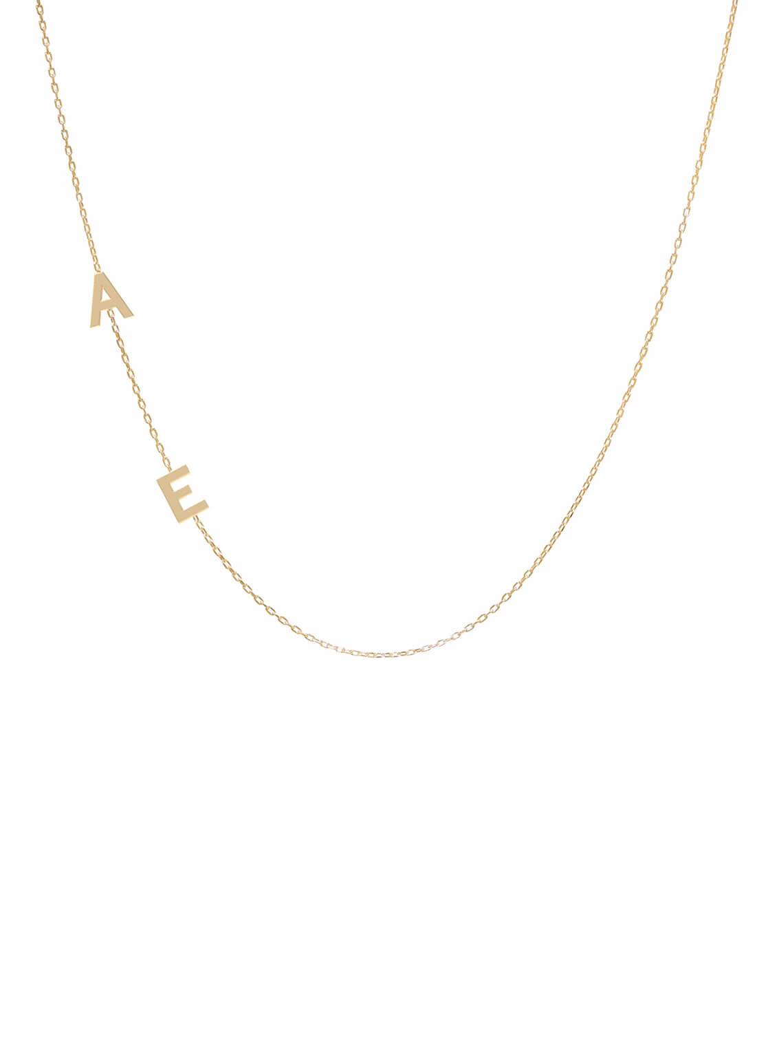 Buchstabenkette Gold