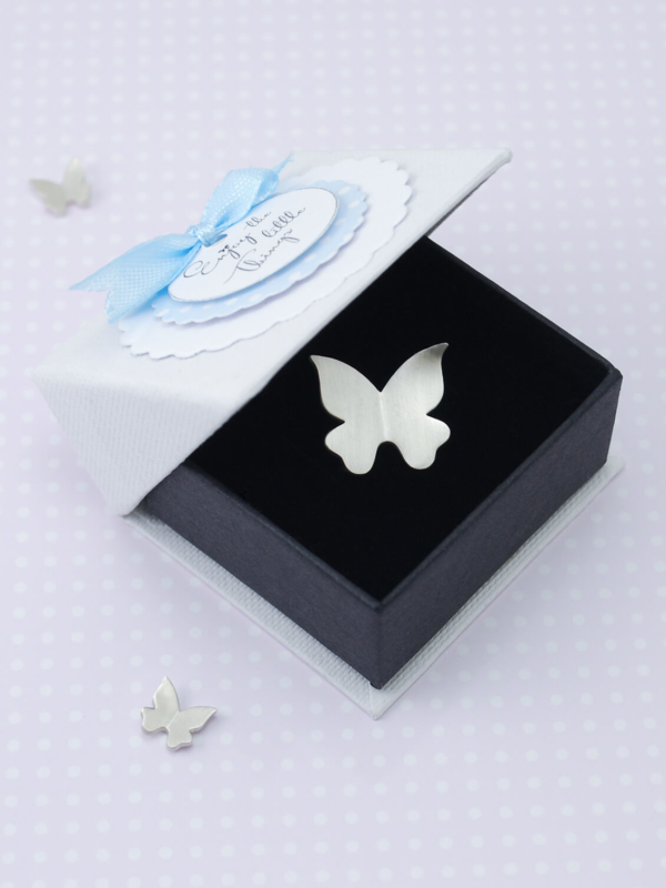Moderne Brosche Schmetterling