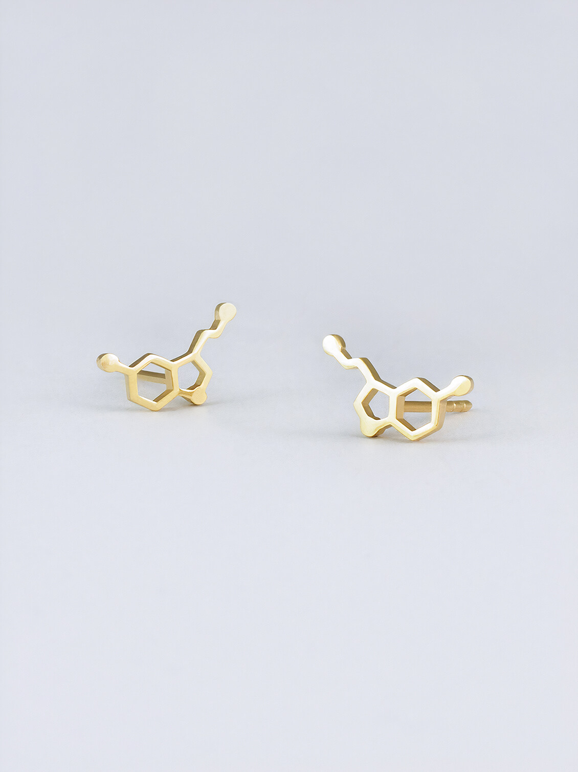 Ohrstecker-Serotonin-Molekuel